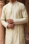 Outluk Wedding Vol 60 Silk Mens Kurta With Pajama 